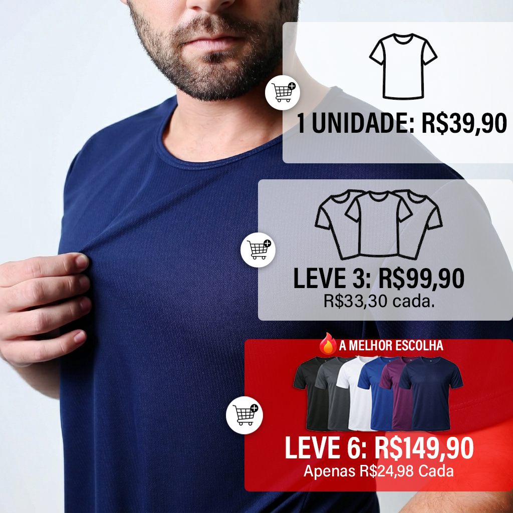 Camiseta DRYFIT - Performance no treino