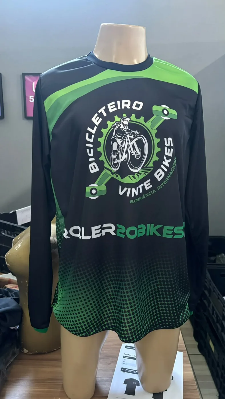 Camiseta sublimada personalizada Bicicleteiro Vinte Bikes