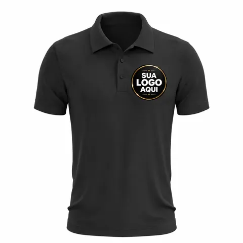 Camisa polo personalizada, vista de frente