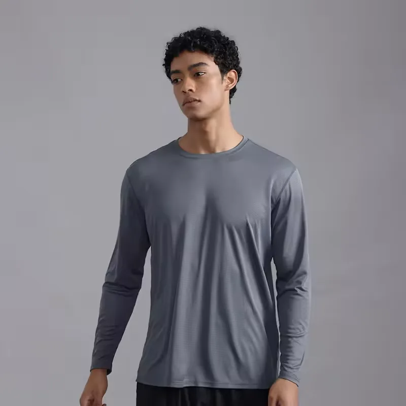 Camiseta UV50+ manga longa na cor Cinza Chumbo