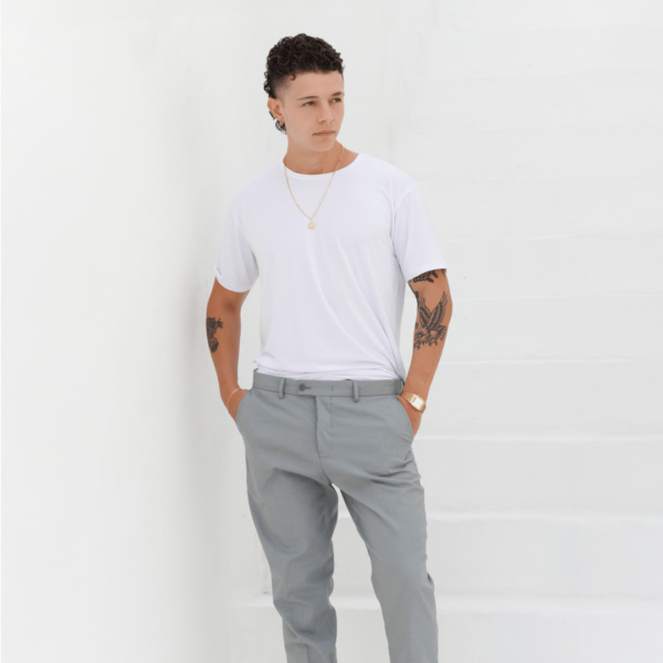 Camisa TECH em Modal Branca - Conforto e Estilo Duradouro | TrendWear